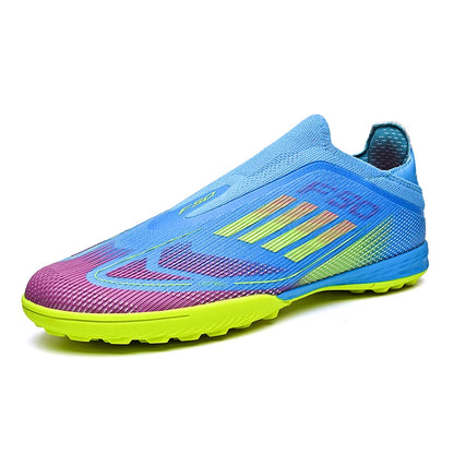 Nouvelles Chaussures de Football pour Hommes, Résistantes au Terrain, Respirantes, de Haute Qualité, Décontractées, Ultralégères, pour l'Extérieur