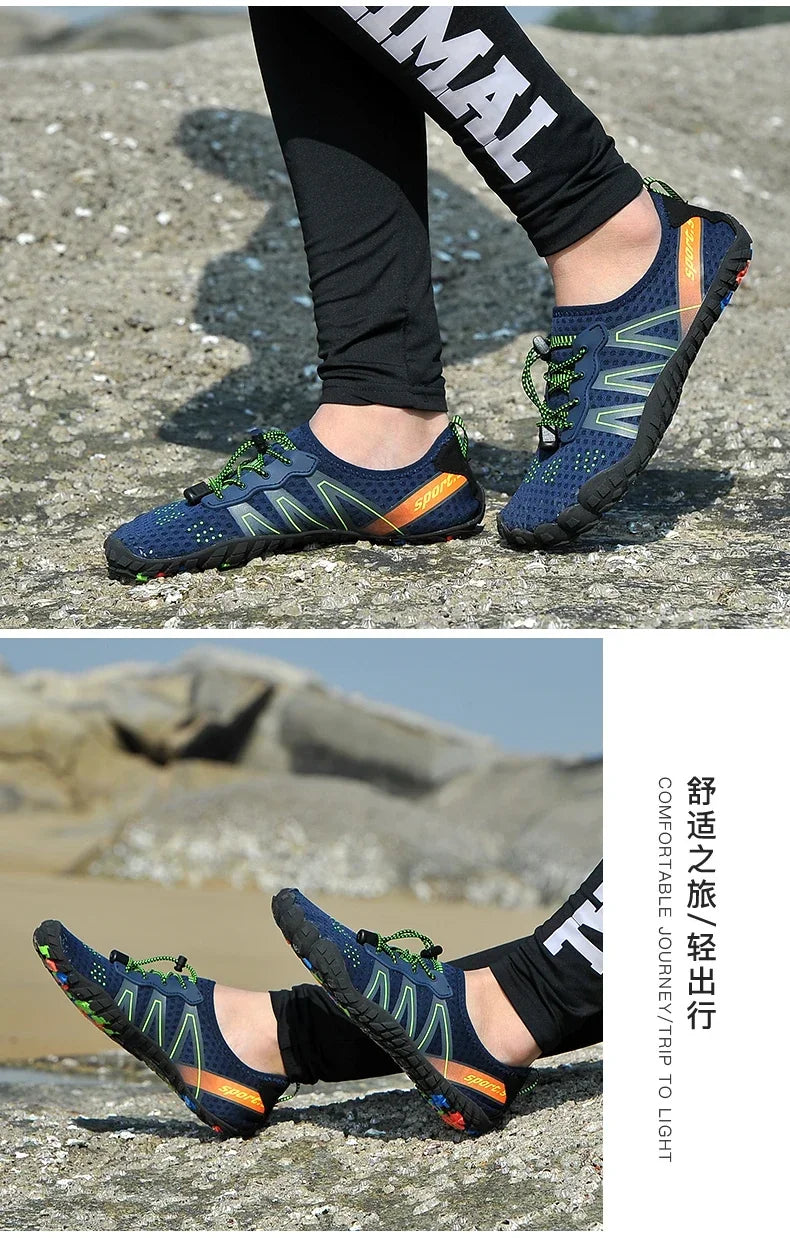 Men Wading Shoes Women Swimming Shoes Sneakers Barefoot Beach Sandals Upstream Aqua Shoes Quick-Dry Sea Diving Gym Water Shoes