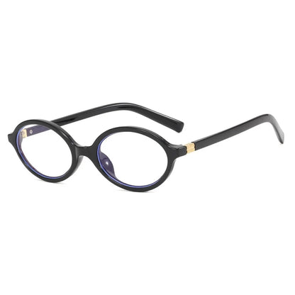 Oval Small Frame Luxury Brand Woman Sunglasses Women Retro Female Glasses Anti-blue Light Eyeglasses Trend Ladies Glasses men