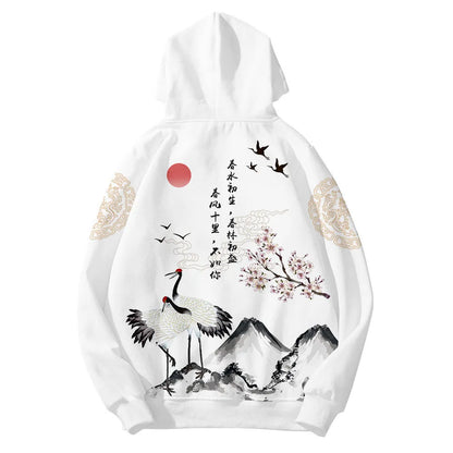 Sudaderas con capucha para hombre y niños, ropa de Año Nuevo chino con estampado 3D de dragón, moda streetwear cool, top con capucha