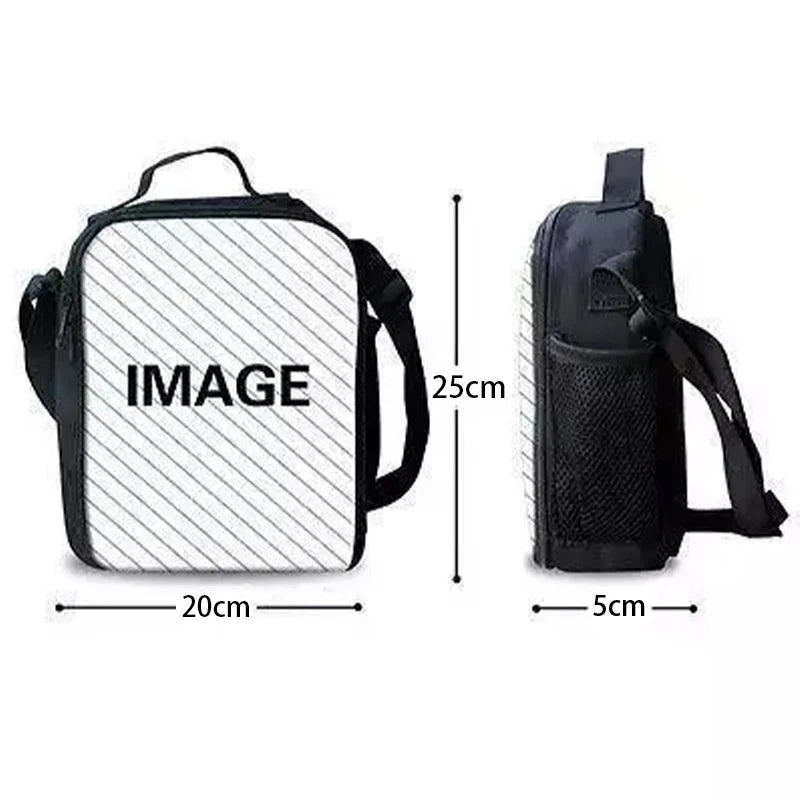 New Game FortniteS Child Insulated Large Capacity Bag for Boy and Girl Student Outdoor Picnic Resuable Thermal Cooler Lunch Box