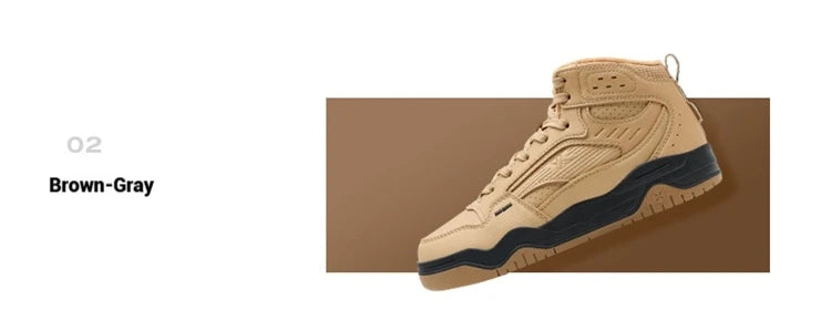 Xtep Cotton Shoes for Men, Street Style, Shock Absorption, Soft Strong Wrapping, Rebound Leisure Outdoor Sneakers 875319370003