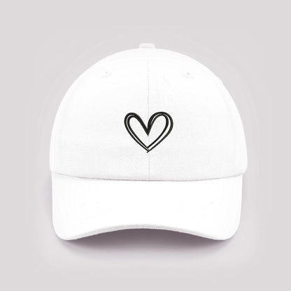 Cartoon heart-shaped Baby Baseball Cap Cute Solid Color Toddler Sun Hat with Ears Summer Adjustable Kids Boy Girl Peaked Cap ﻿