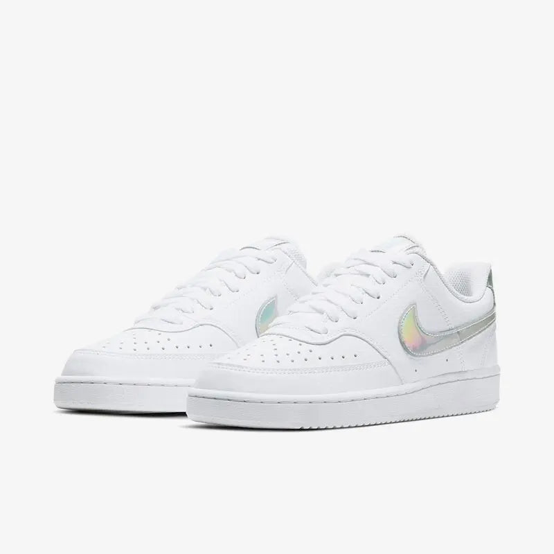Sapatilhas casuais de skate de cano baixo para mulher Nike Genuine COURT VISION CW5596-100