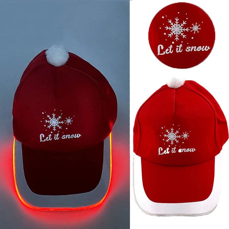 Cappellino da baseball luminoso fashion a LED, cappello hip-hop fluorescente per bar e club, per uomo e donna, DJ, danza, accessori e costume