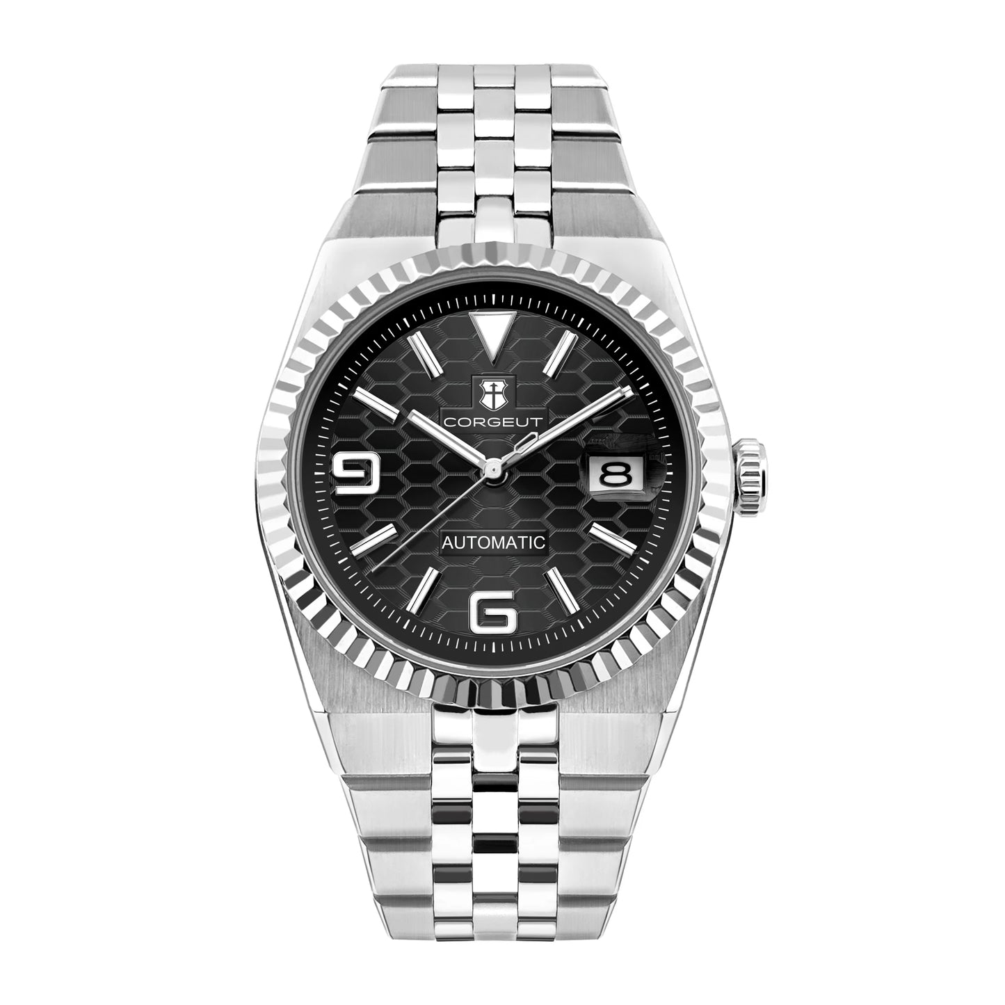 Custom Pilot Watch NH35 Automatic Mechanical Men's Watch Sapphire Crystal Luminous 100M Water Resistant Cushion Case Dive Watch