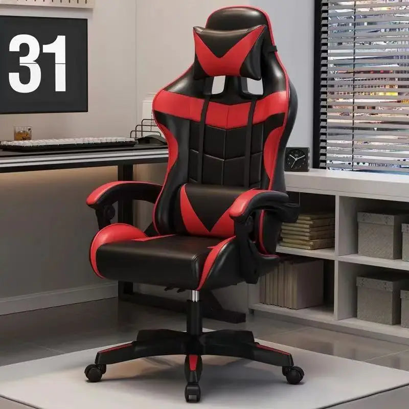 Chaise de jeu ergonomique pour ordinateur à domicile, chaise rotative pour diffusion en direct de célébrités d'Internet, chaise inclinable pour sédentarité à domicile