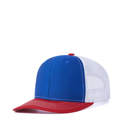 Gorras de camionero de malla en 38 colores para actividades al aire libre, gorras «dad hat» con cierre a presión, gorras de hip hop para hombre y mujer, gorras de béisbol ajustables para niños y niñas