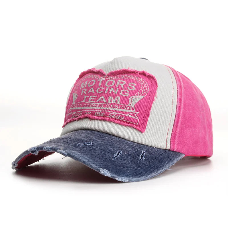 Casquette de baseball en coton printemps-été pour homme, style délavé et vieilli, chapeaux pour homme et femme, casquette de soleil pour l'extérieur, casquettes hip-hop, style décontracté, multicolore