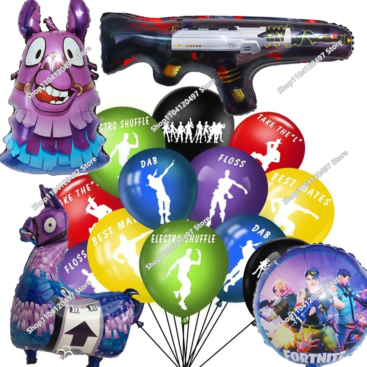 Set da 8 pezzi 10cm Fortnite Giocattoli Action Figure Modello Game Battle Royale Bambola Giocattolo Cool per Bambini e Ragazzi Regalo Divertente per Compleanno e Natale