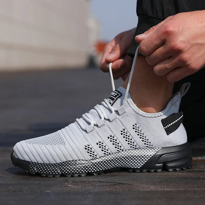 Sneakers casual da uomo in mesh, leggere e traspiranti, scarpe da running slip-on con suola morbida, mocassini bassi da uomo, trainers Zapatos Hombre