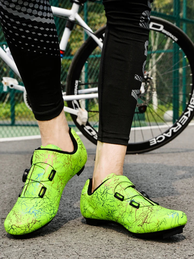 2025 Cycling Sports Shoes MTB and Cleats Men's Sports Speed Cycling Shoes Women's Mountain Racing Flat SPD Road Cycling Shoes