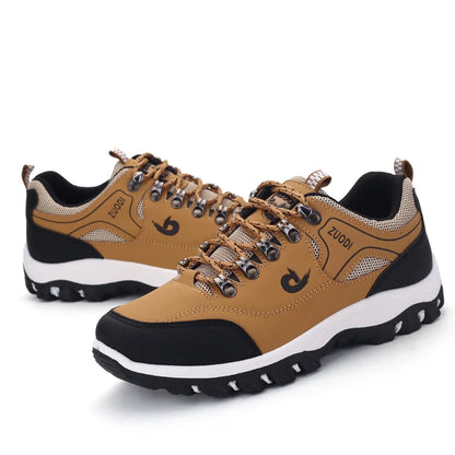 Men's EVA Hiking Shoes Waterproof Anti Slip Leather Outdoor Sports Shoes for Camping Running Jogging 2025 New