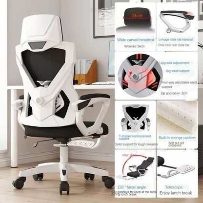 Computer Chair, Rotating Office Chair, Boss Chair, Comfortable To Lie Down, Student Bedroom, Engineering Chairs,e-sports Chairs