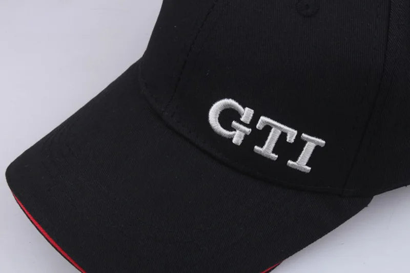 Шапка с букви за мъже и жени, състезателна шапка за кола, Golf GTI, бейзболна шапка, спортна и развлекателна шапка, шапка за къмпинг, плаж и слънце B185