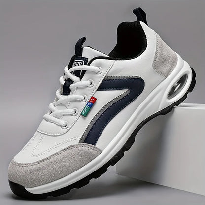 Trendy sportssko til mænd – lette, åndbare og moderne skridsikre sneakers med ruskindsdetaljer til stilfuld udendørs hverdagsbrug