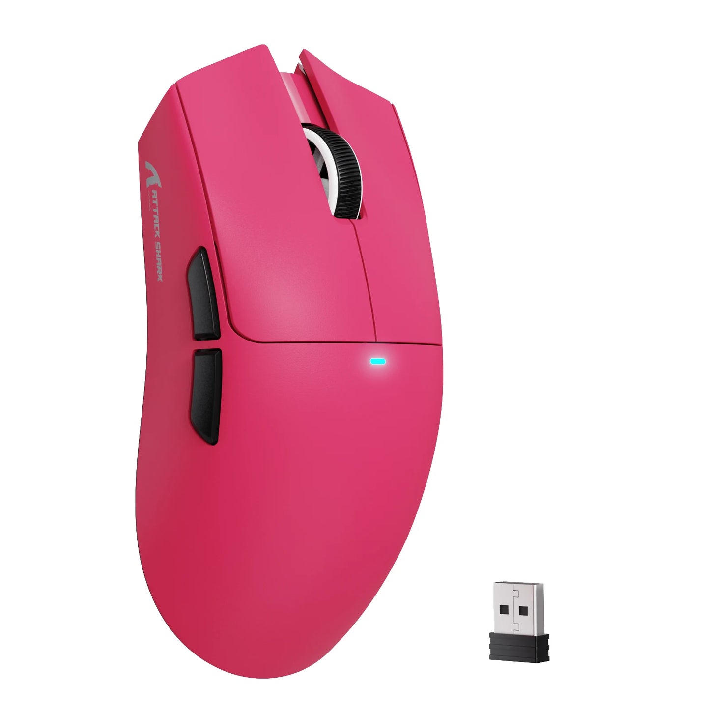 Ratón gaming inalámbrico ATTACK SHARK X11SE, trimodo, superligero de 63g con sensor PAW3311, 22000 DPI, batería de 300mAh, controlador dual