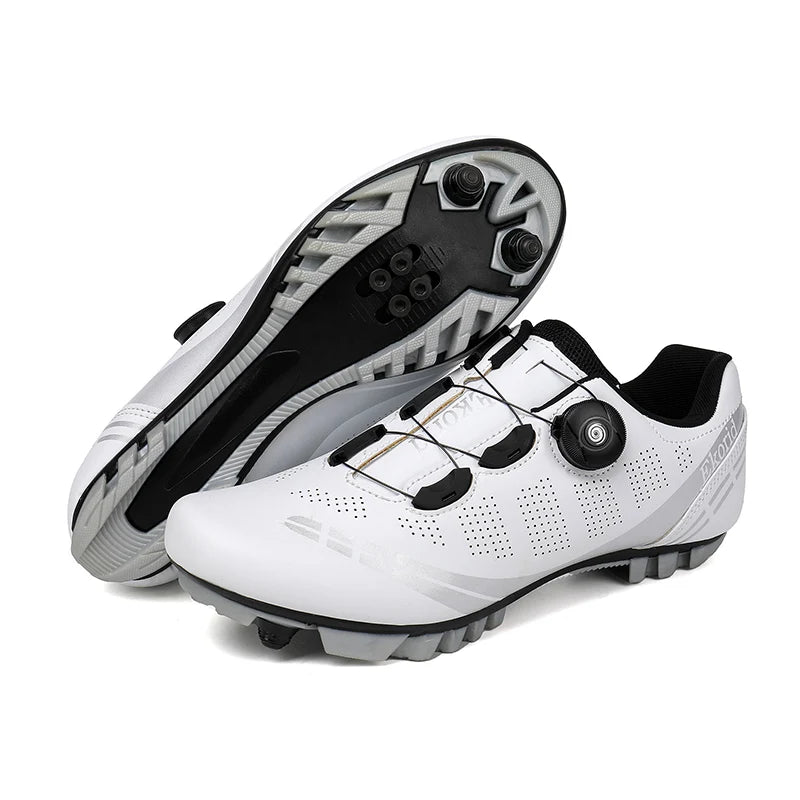 Men Cycling Shoes Road Bikes Women Racing Competition Self-Locking Speed Cycling Sports Shoes Women Spd Cleats Cycling Shoes
