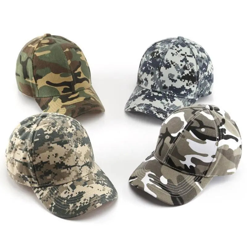 New Tactical Military Baseball Caps Camouflage Army Soldier Combat Paintball Men Women Outdoor Sport Adjustable Sun Hats
