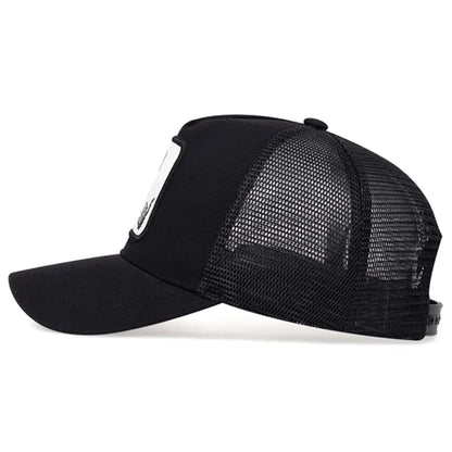 Unisex Personality Embroidery Baseball Net Caps Adjustable Casual Hats Spring and Summer Outdoor Sunscreen Hat