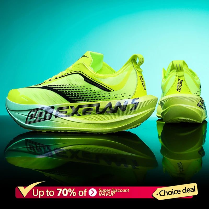 Marathon Men Running Shoes Carbon Board Specialty Sports Breathable Lightweight Women's Comfortable Chunta Athletic Sneakers