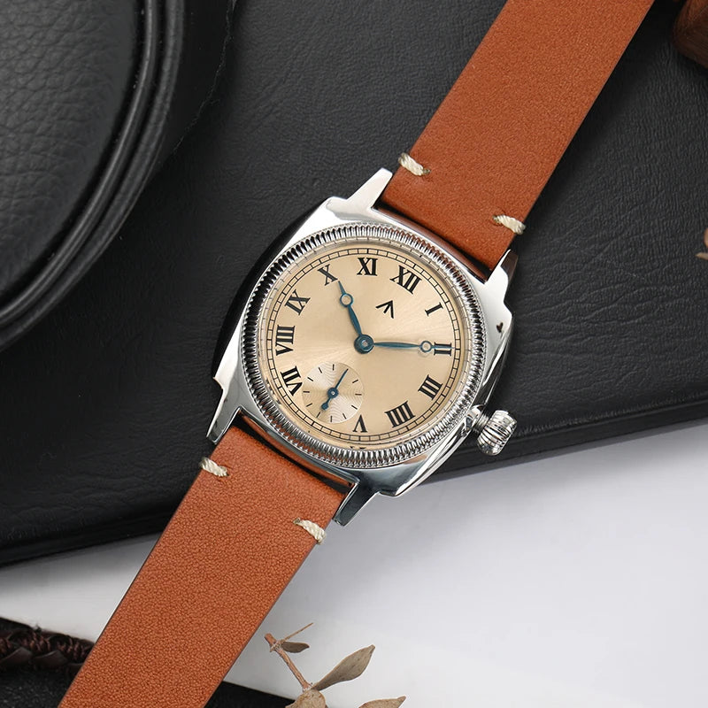 Militado ML03 Tribute 1926 VD78 Quartz Movement Watch Sapphire Crystal Stainless Steel Case Roman Dial 100M Waterproof Watches