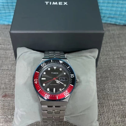 TIMEX Automatic Brand Men's Watch Luxury Leisure Multifunction Watches for Men Calendar  Steel Strip Wristwatch