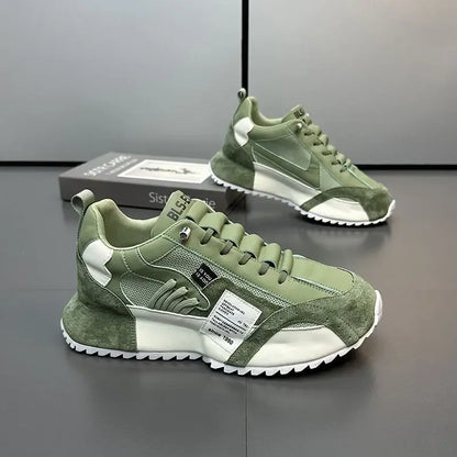 Baskets de luxe pour homme, chaussures de sport, mocassins, baskets casual pour homme à semelles épaisses, confortables, respirantes, tendance, au design original et personnalisées