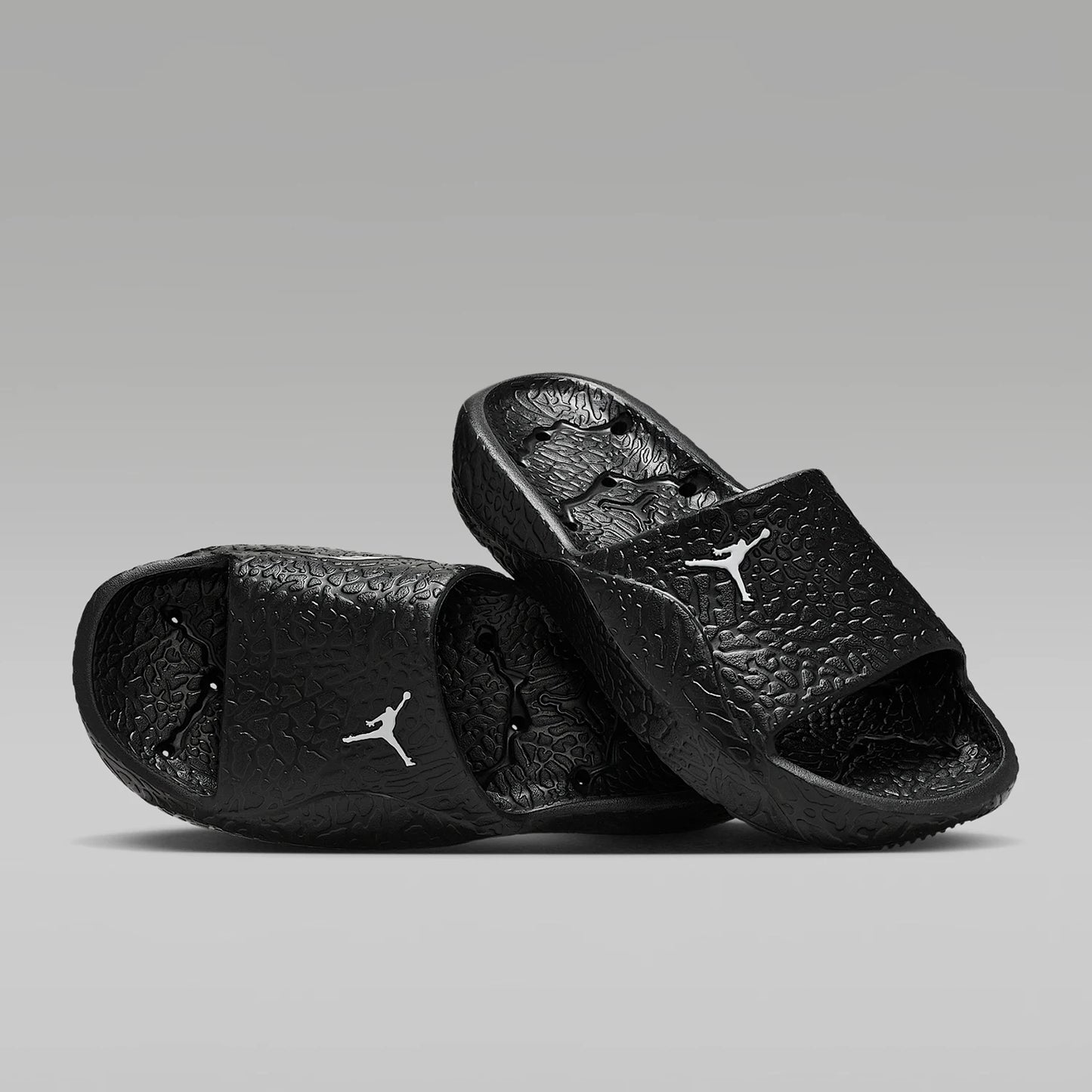 Nike Genuine Jordan Men's Crack Texture Bath Sandals HQ2163-001