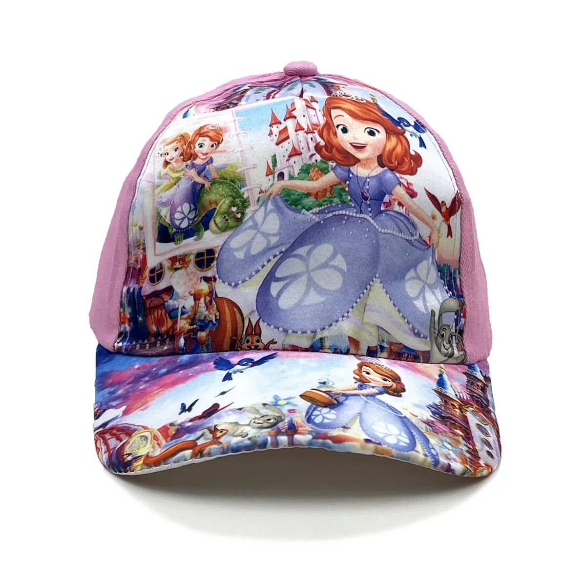 Disney-prinsesse Elsa, Anna og Sofia fra Frost – anime-figur – baseballkasket – Terylene-kasket med skygge – tegneseriepige – børnehovedbeklædning – gaver