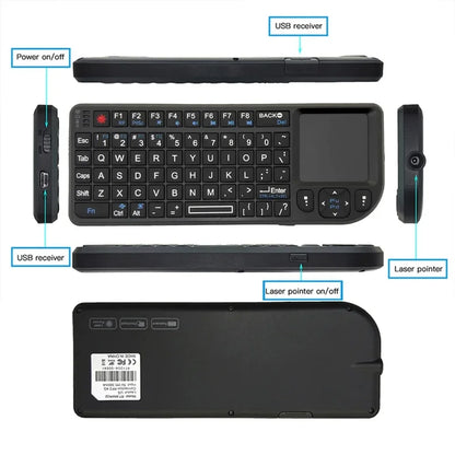 A8 Mini Wireless Keyboard 2.4G RF Backlit Touchpad Russian English Keyboard For MacBook iPad PC Tablet USB Rechargeable Air Mouse
