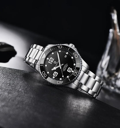 PAGANI DESIGN Men's Luxury Mechanical Watch Japan MIYOTA 8215 Automatic Movt Wristwatch 200m Waterproof Reloj Hombre PD-1702
