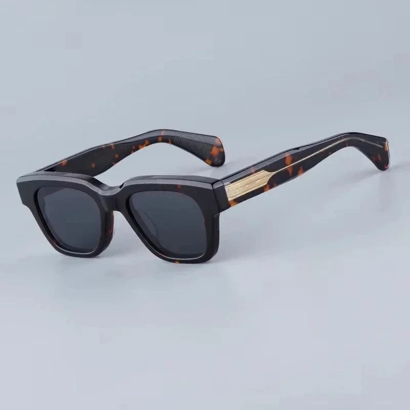 JMM Fellini Sunglasses Square High Quality High Street Punk Uv400 Men and Women Eyeglasses for Optical Prescripiton with Case