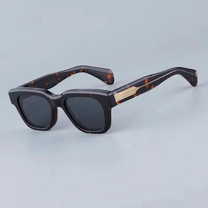 JMM Fellini Sunglasses Square High Quality High Street Punk Uv400 Men and Women Eyeglasses for Optical Prescripiton with Case