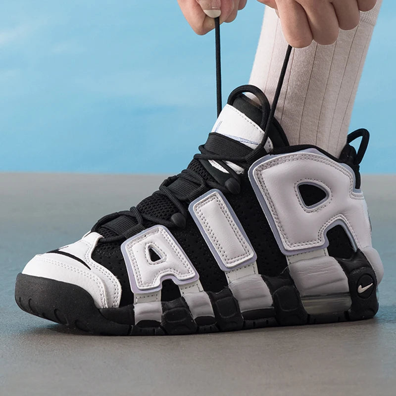 Nike (Nike) Women's Shoes Air More Uptempo (Gs) Sports Shoes Fashionable, Comfortable, Warm, Air-Cushioned Casual Shoes Dq6200-001