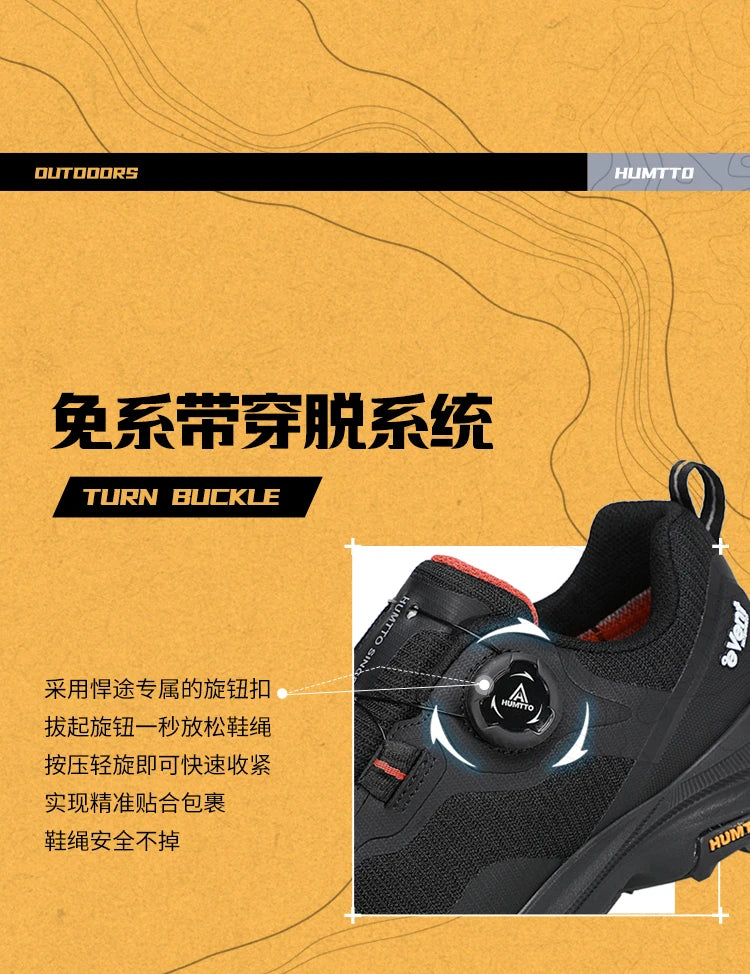 HUMTTO Breathable Trail Running Shoes for Men Black Men's Sports Shoes Cushioning Sneakers Man Luxury Designer Casual Trainers