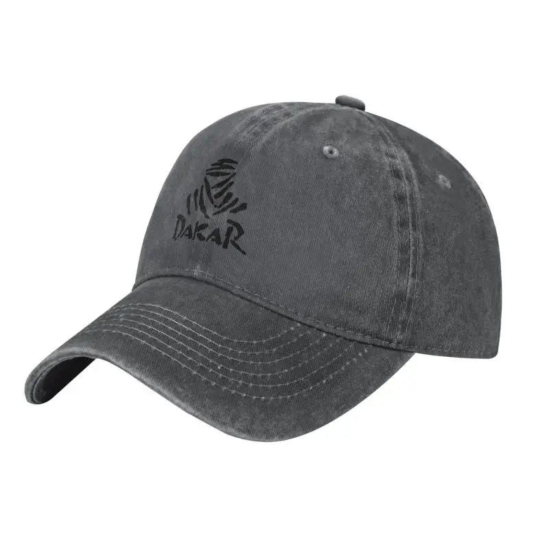Casquettes de baseball vintage de course tout-terrain « D-Dakares Rally », style unisexe, effet vieilli, lavées, casquettes de soleil, de voyage, souples et non structurées