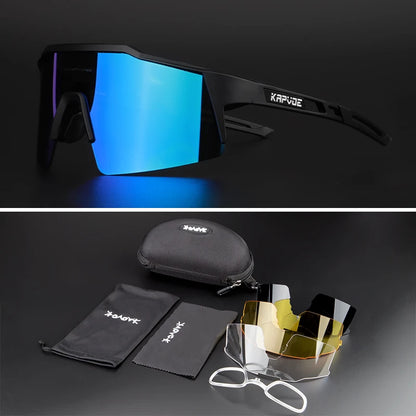 Polarized Cycling Sunglasses Outdoor Bicycle Glasses Men MTB Cycling Glasses Women Road Bike Glasses UV400 Bicycle Sunglasses