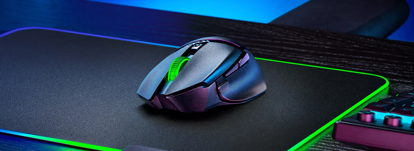 Original Razer Basilisk V3 X HyperSpeed Wireless Gaming Mouse 18K Optical Sensor Chroma RGB  2.4 GHz & BluetoothWireless Mice