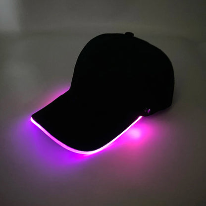 Cappellino da baseball luminoso fashion a LED, cappello hip-hop fluorescente per bar e club, per uomo e donna, DJ, danza, accessori e costume