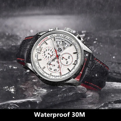 Cronógrafo PAGANI DESIGN para homem, quartzo multifunções, estilo militar de piloto, relógio masculino