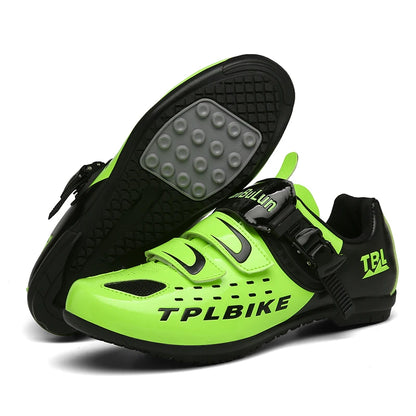 New Men’s and Women’s Bicycle Shoes Outdoor Cycling Shoes with Three Functional Soles Professional Training Shoes