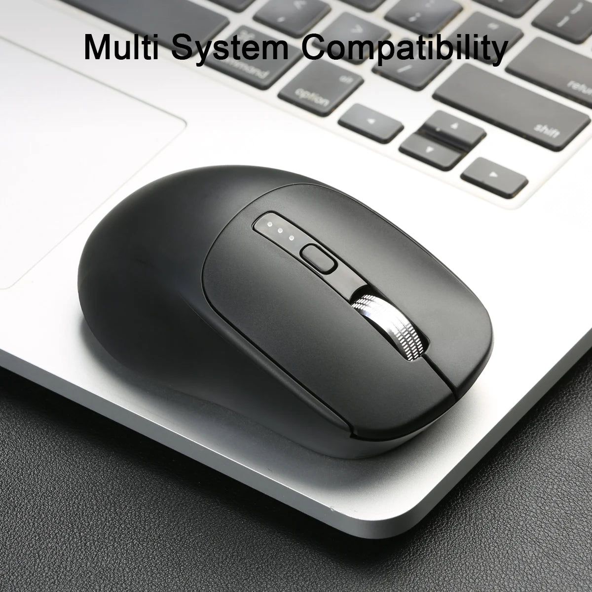 BalanceFit Bluetooth Wireless Mouse 5.2, Rechargeable Ergonomic Wireless Mouse with USB 2.4GHz for Laptop, MacBook, iPad, PC & Tablet