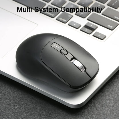 BalanceFit Bluetooth Wireless Mouse 5.2, Rechargeable Ergonomic Wireless Mouse with USB 2.4GHz for Laptop, MacBook, iPad, PC & Tablet