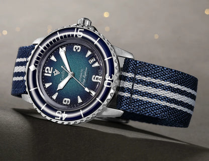 CADISEN Deep Explorer 2025 New Automatic Mechanical Watch Man Canvas Strap Wristwatch MIYOTA  Luxury Luminous Waterproof Watches