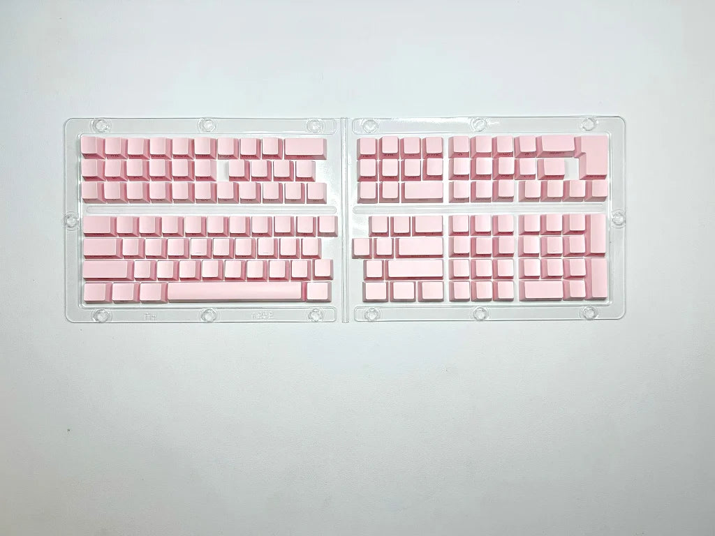131 Tasten seitlich gravierte, hintergrundbeleuchtete Keycaps für mechanische Tastaturen mit Cherry MX Switches, OEM-Profil, ABS-Keycaps, individuelle Tastenkappen für DIY