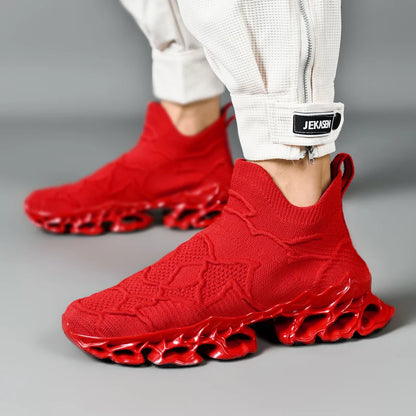Chaussure Homme Chaussures de course respirantes pour hommes, baskets décontractées pour hommes, chaussures de tennis pour hommes, entraîneur de course, mocassins à la mode, luxe