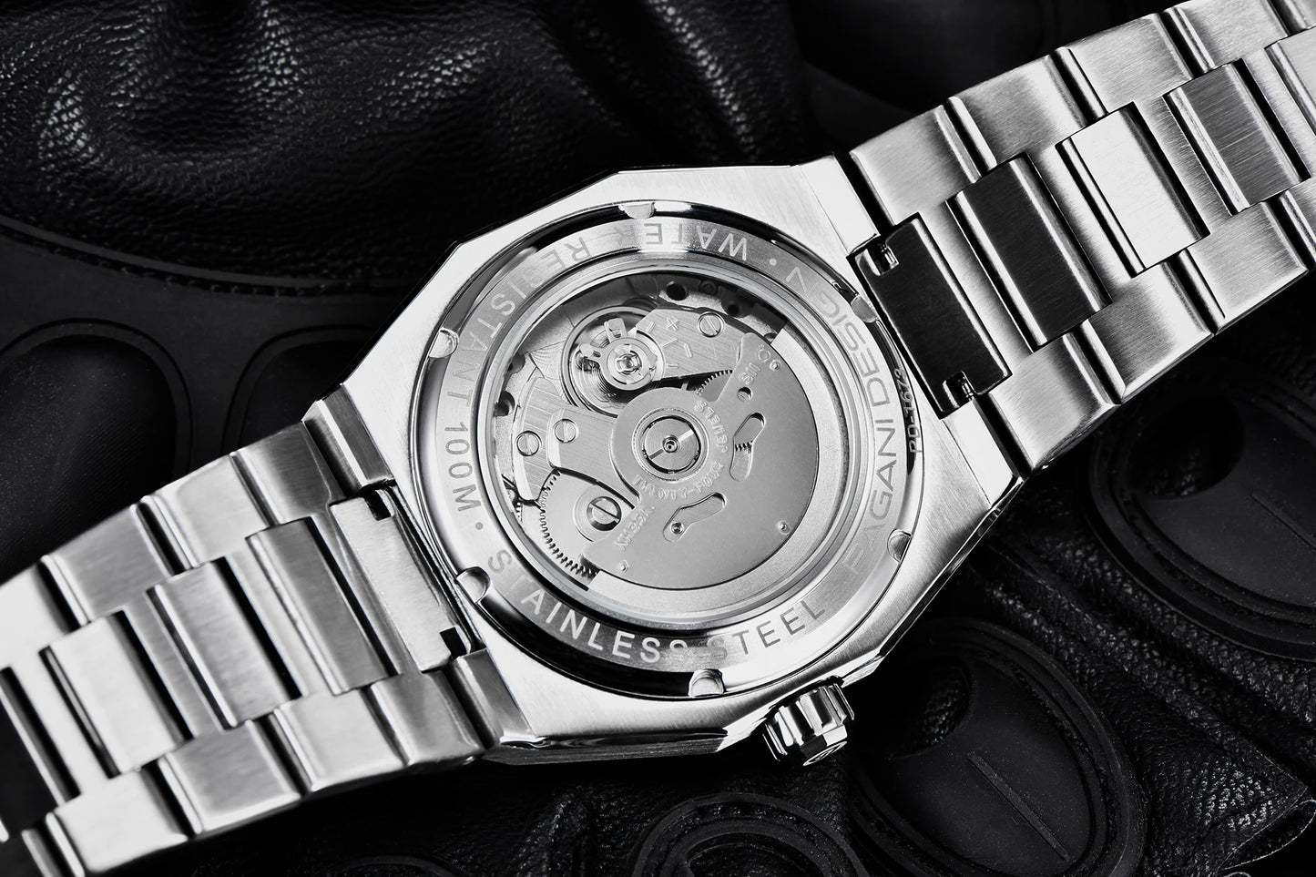 PAGANI DESIGN 8215 Men's Automatic Mechanical Watch 40MM Sapphire Stainless Steel Waterproof 10Bar Luminous C3 Reloj Hombre