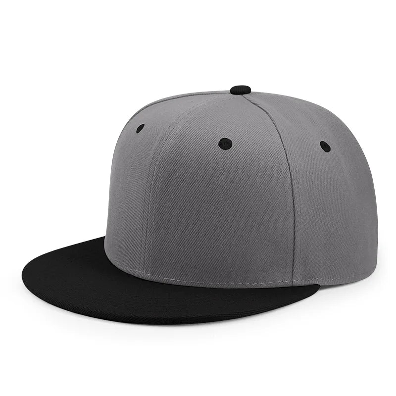Casquette ajustée entièrement fermée, taille New York Plus Large, style « trucker » pour homme, visière plate, style hip-hop, unie, snapback, sans impression, visière plate, bord Era
