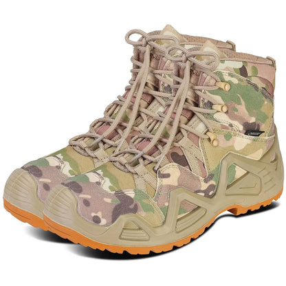 Fans en plein air hommes chasse randonnée tactique désert bottes mâle champ chasse randonnée escalade formation chaussures de sport antidérapantes